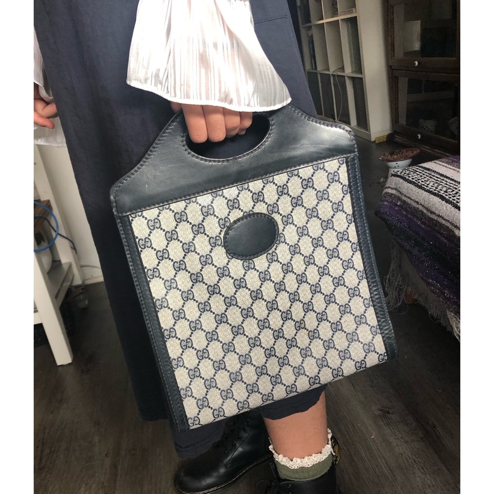 Vintage Gucci tote book bag